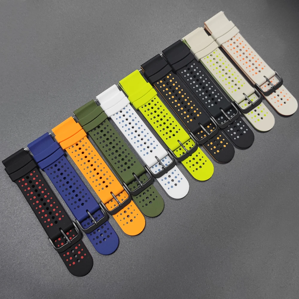 Correas de silicona para reloj Xiaomi Watch 2 Pro S4 sport S3 S2 S1 Active/Mi Watch color 2, pulsera para hombre y mujer, 22mm - imagen 4