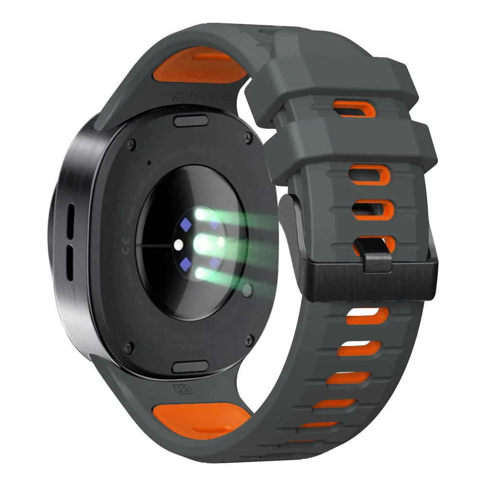 Correa para Samsung Galaxy Watch 8 correa 44mm 40mm deporte silicona sin huecos pulsera correa Galaxy Watch8 8 bandas clásicas - imagen 4