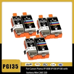 Vilaxh Cartucho Tinta Canon PIXMA iP100 iP110 TR150