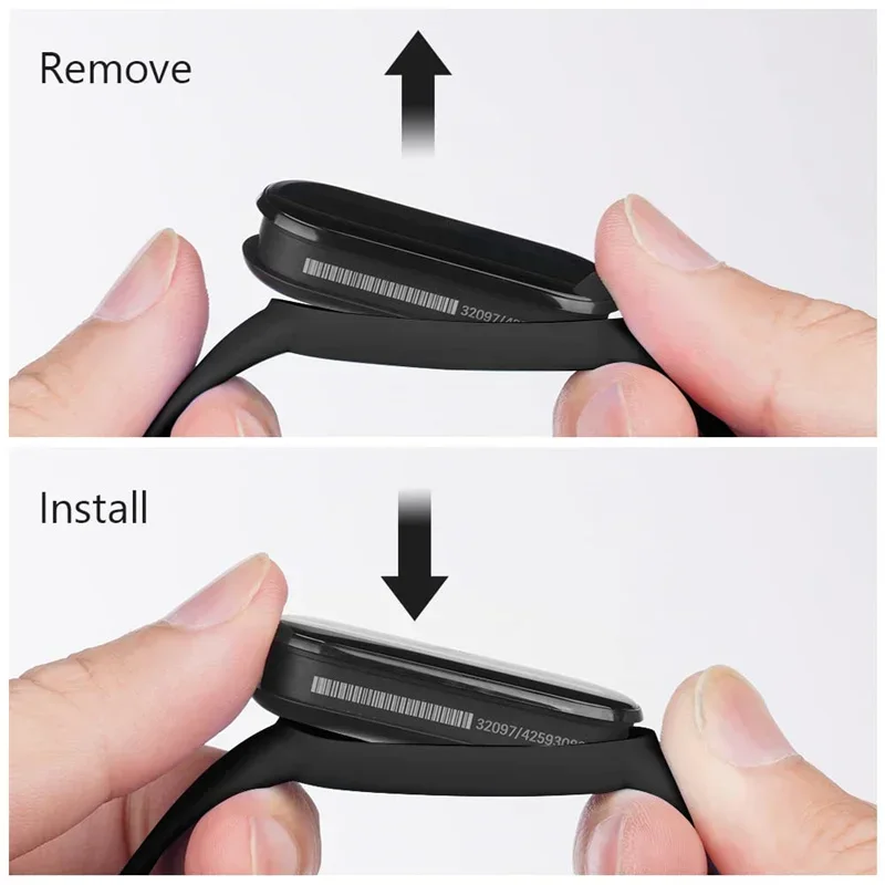 Correa de reloj para Xiaomi Mi Band 7 6 5 4 3 pulsera de silicona correas de muñeca MiBand 3 4 band5 band6 accesorios para reloj inteligente - imagen 4