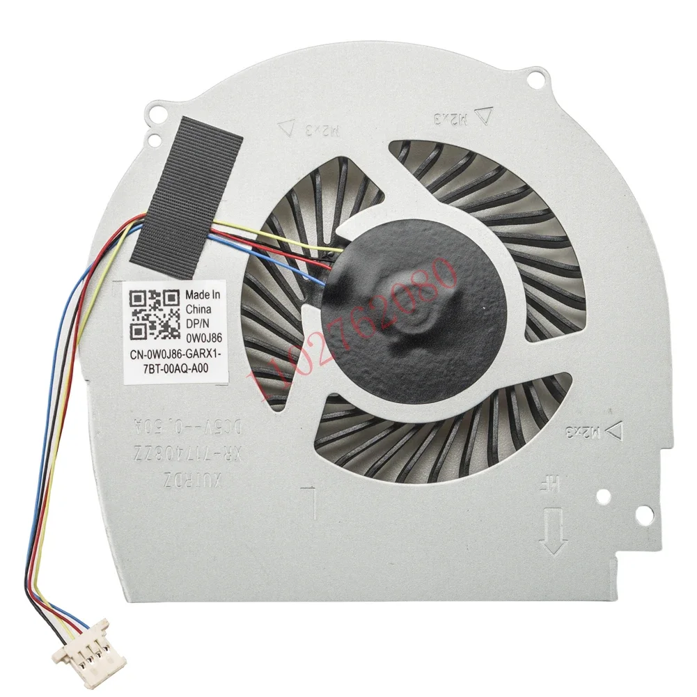Ventilador de refrigeración para CPU + GPU de ordenador portátil, radiador para Dell Inspiron INS15 7566 7567 15 7000 0147DX 0NWW0W DC28000IMF0 DC28000IOF0 - imagen 2