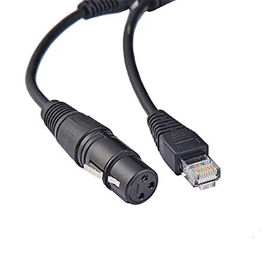 Cable convertidor adaptador de conector de red XLR macho/hembra de 3 pines a RJ45 para sistemas de altavoces Behringer de micrófono y Radio - imagen 5