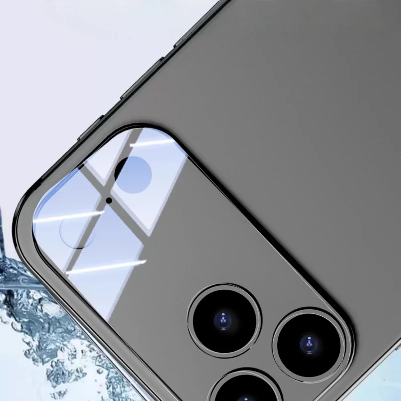 1 Uds nuevo estilo HD lente de cámara transparente de cristal para IPhone 17 16 Pro Max 17 Air 16plus cubierta de lente trasera tapa protectora de vidrio - imagen 3