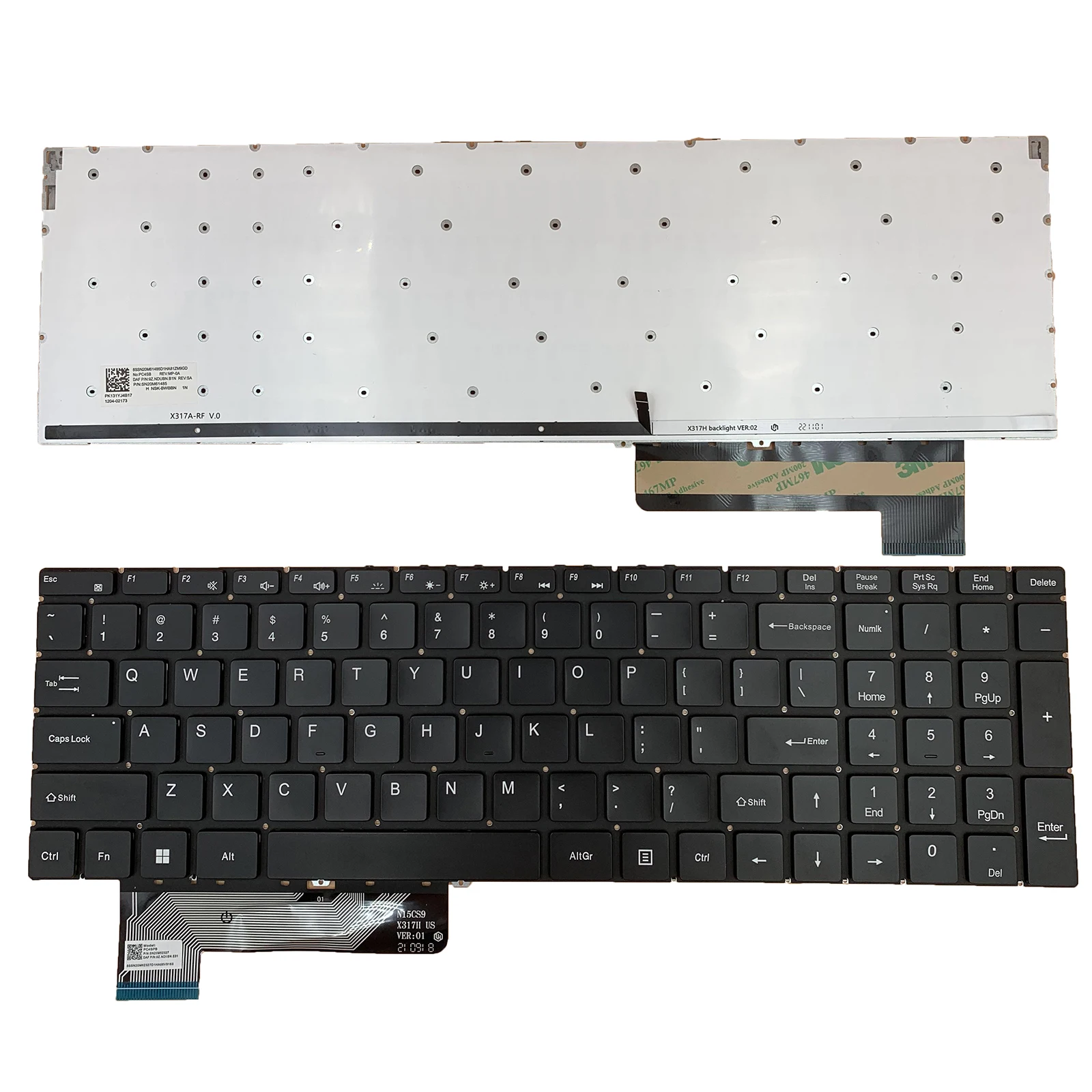 Teclado de EE. UU. Para Gateway GWTN156-9GR, GWTN156-9BL, 9SL, GWTN156-9BK