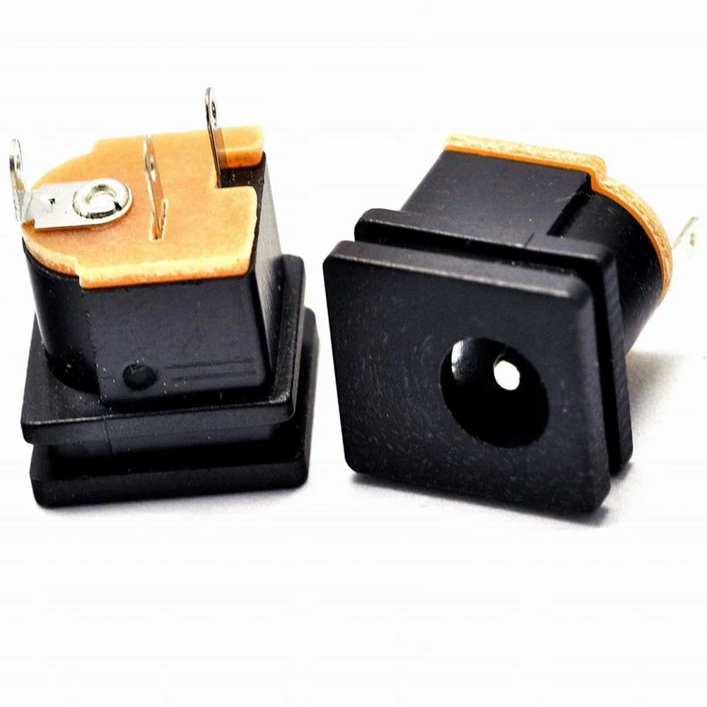 52 unids/caja DC022 DC022B DC005 DC012 DC021 5,5*2,5 5,5x2,1mm toma de corriente CC/conector CC conjunto de montaje en Panel - imagen 5