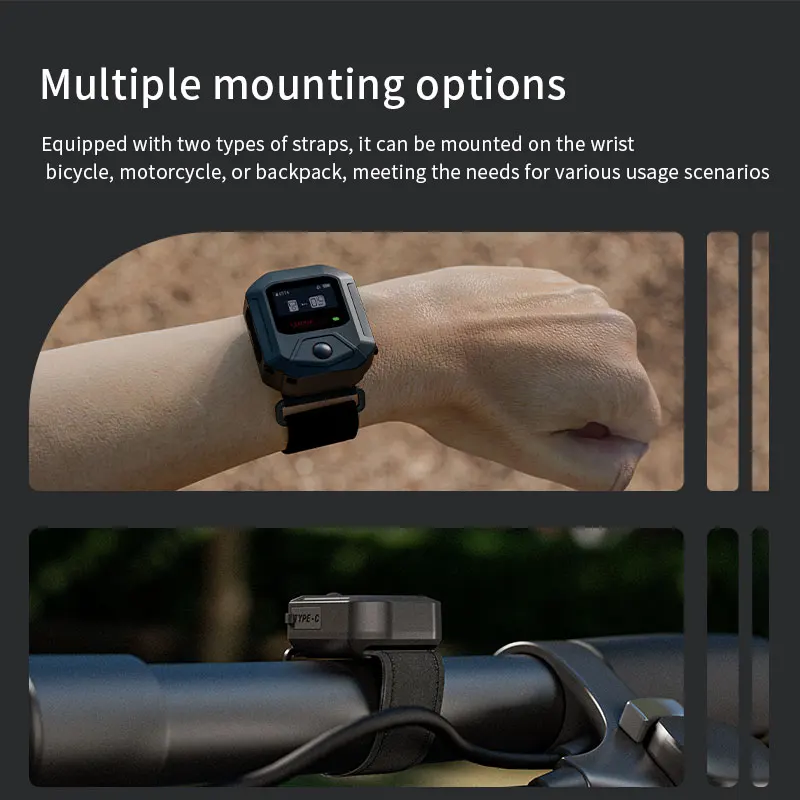 Control remoto GPS para DJI Osmo Action 6 5 Pro/Action 4 Control remoto inalámbrico GPS con correa para la muñeca Accesorios de acción - imagen 5