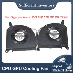 Ventilador Refrigeración CPU/GPU para Portátil Gigabyte AERO15/15G/17P