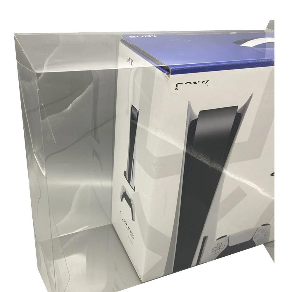 Protector de caja transparente para consola Sony PS5, cajas de recogida para PlayStation 5, carcasa de juego, estuche de exposición transparente