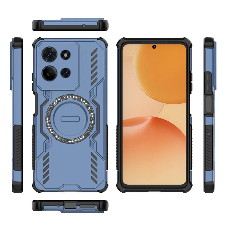 Para Motorola Moto G75 Funda Moto G75 Funda disipación de calor carga inalámbrica magnética Fundas protectoras para teléfono en Moto G75 Funda - imagen 3