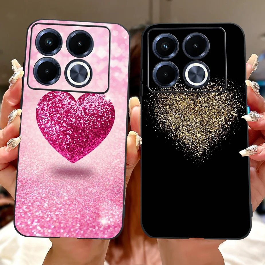 Para Infinix Note 40 5G funda X6852 elegante funda pintada funda de silicona suave para Infinix Note 40 Pro Plus Note40 X 40X Fundas bolsas - imagen 3