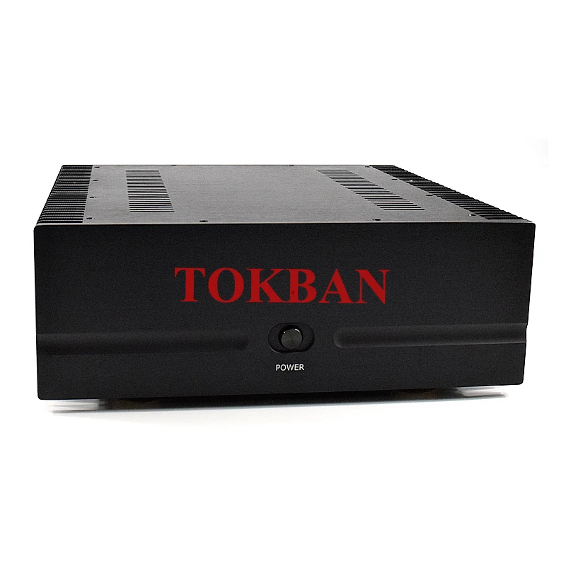Tokban Audio-carcasa de aluminio para amplificador de clase A, carcasa de chasis con disipador de calor, HIFI, WA130, 430x150x412mm - imagen 3