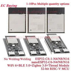 ESP32-C6 Placa de Desarrollo Wi-Fi 6 con BLE, Zigbee y Thread