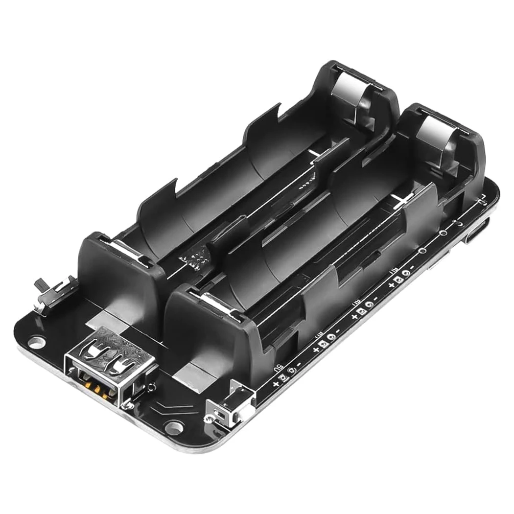 Soporte de batería 18650 con soporte de un solo compartimento USB 5V/2A 3V/1A V3 módulo de carga de batería para Raspberry Pi