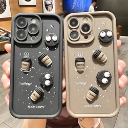Samsung Galaxy Funda Relieve Café Antigolpes Suave