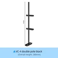 Double rods Black