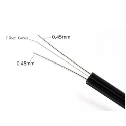 Cable Fibra Óptica FC-FC Monomodo FTTH Núcleo Acero