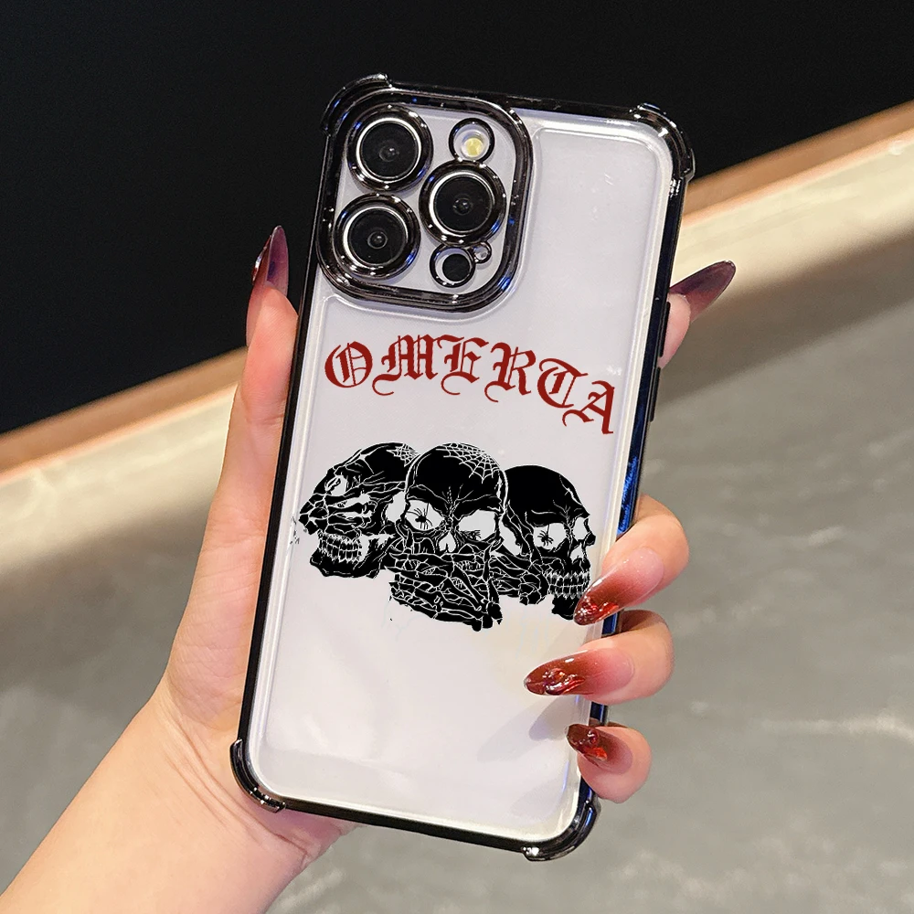 Funda de teléfono Omertas Maes a la moda para OPPO A78 A74 A60 A38 Reno 13 12 11 10 8 7 6 Pro Realme C75 C55 C53 cubierta transparente anticaída - imagen 4