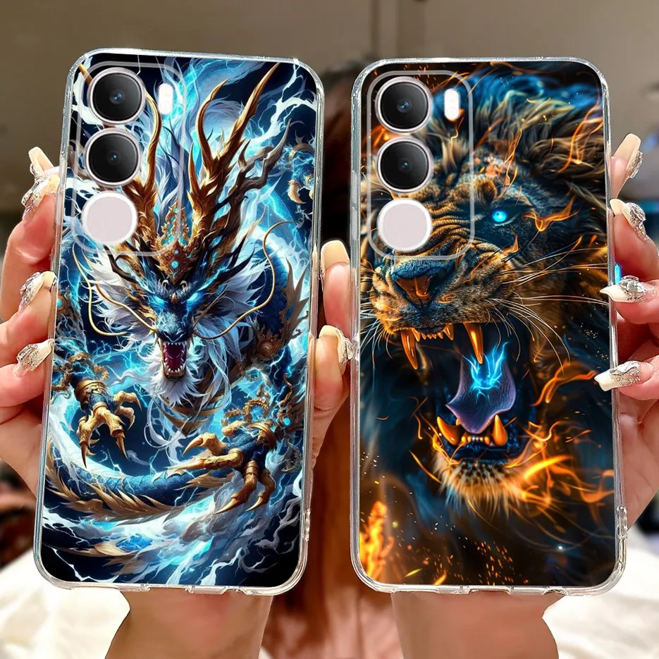 Para Vivo Y19s 4G funda V2419 funda pintada de moda Popular funda de teléfono de silicona suave para Vivo Y19s Y 19 s VivoY19s bolsas de cubierta trasera - imagen 5