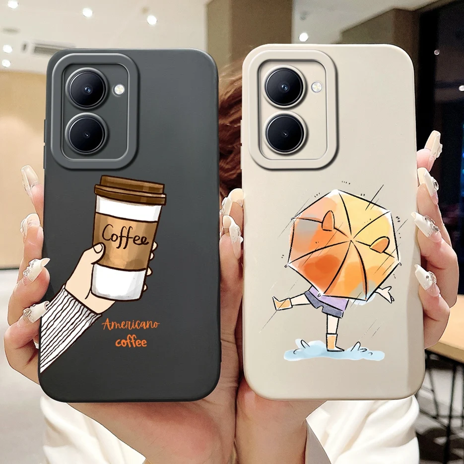 Funda de silicona suave para teléfono Realme, cubierta elegante pintada en caramelo, para Realme C33 C 33 RealmeC33, Capa de 6,5 pulgadas, RMX3624 - imagen 4