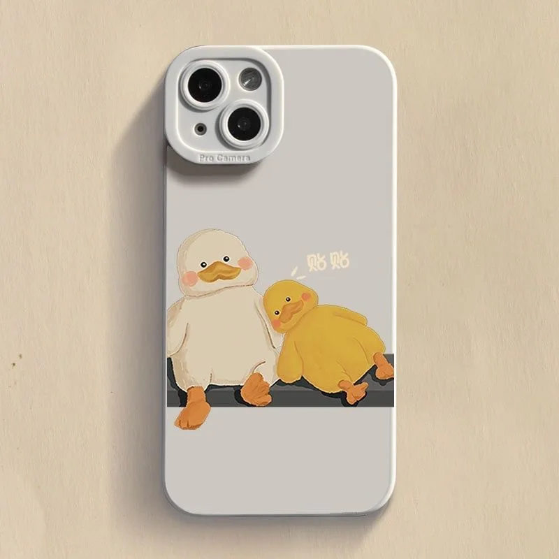 Funda de gafas de sol con pato amarillo pequeño para Samsung Galaxy S25 Ultra S24 S23 S22 S21 Plus S20 FE A55 funda suave de silicona - imagen 5