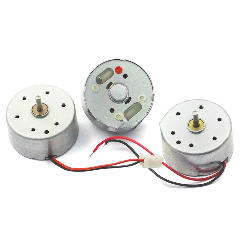 Mini Motor de CC R300C con cable sin cable, 1 piezas, Motor de alta velocidad hecho a mano, bricolaje, herramientas de maquinaria eléctrica - imagen 4