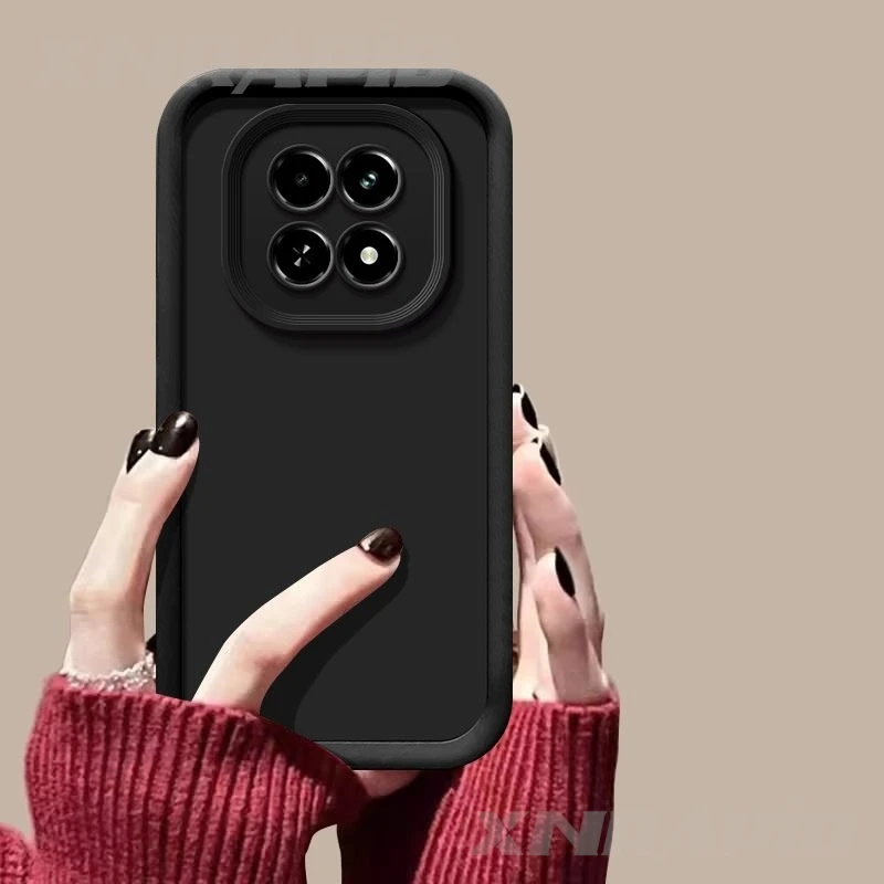 Para Xiaomi Redmi Note 14 Pro 4G funda Redmi Note 14Pro 5G funda de teléfono cubierta trasera mate sensación de piel protección funda a prueba de golpes