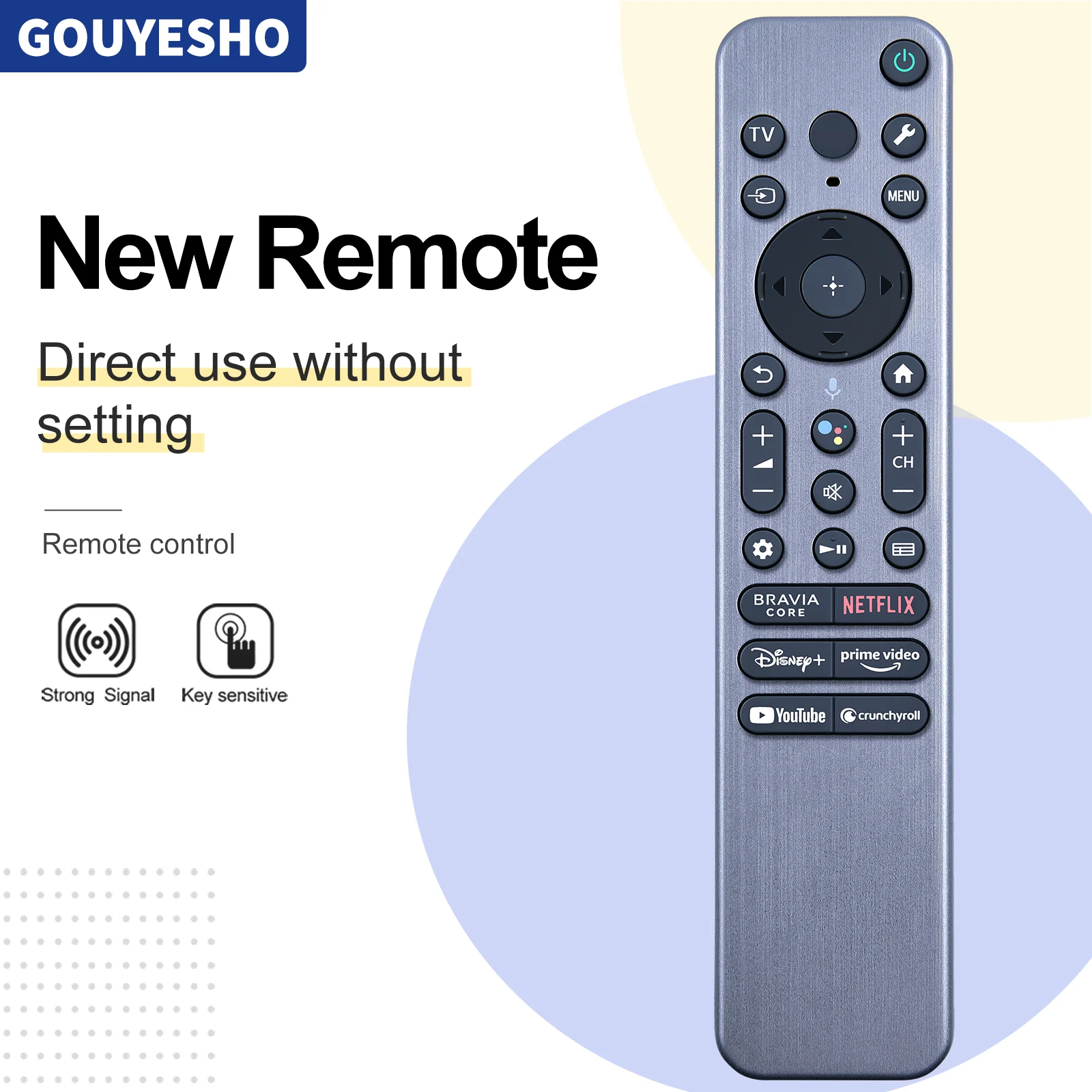El nuevo control remoto por voz RMF-TX910U es compatible con Sony 2023-2024 Smart TV XR-55A95L XR-65A95L 77A95L