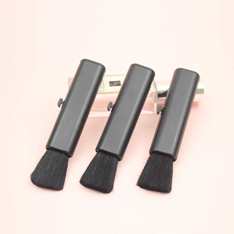 Y1AE-cepillo limpiador de polvo portátil para lente de cámara, cepillo limpiador de polvo de plástico suave + Lana, pequeño cepillo retráctil - imagen 3