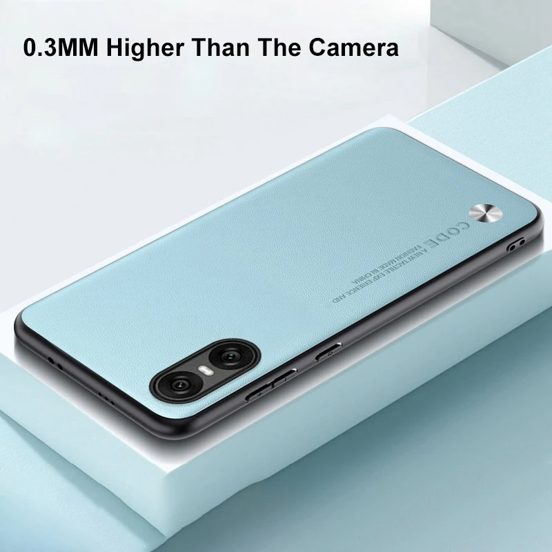 Funda de cuero PU de lujo para Sony Xperia 10 VI 10VI, funda trasera de silicona mate, funda protectora para teléfono para Sony Xperia 10 V 10 IV 5G - imagen 5