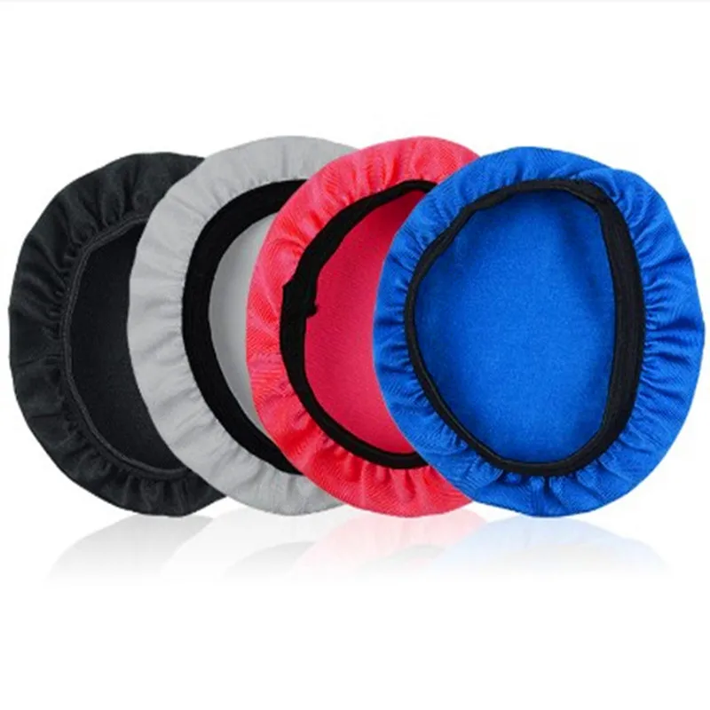 Almohadillas elásticas lavables para los oídos, protectores de tela antipolvo para auriculares, se ajustan a la mayoría de los auriculares, almohadillas de 6-11cm, 2 piezas