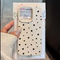 Funda de Silicona Negra con Estrellas para Redmi Note 14 Pro 4G, Compatible con Xiaomi Redmi Note 10 11 13 12 14 Pro Plus 5G 13C 14C 15C 4G INS