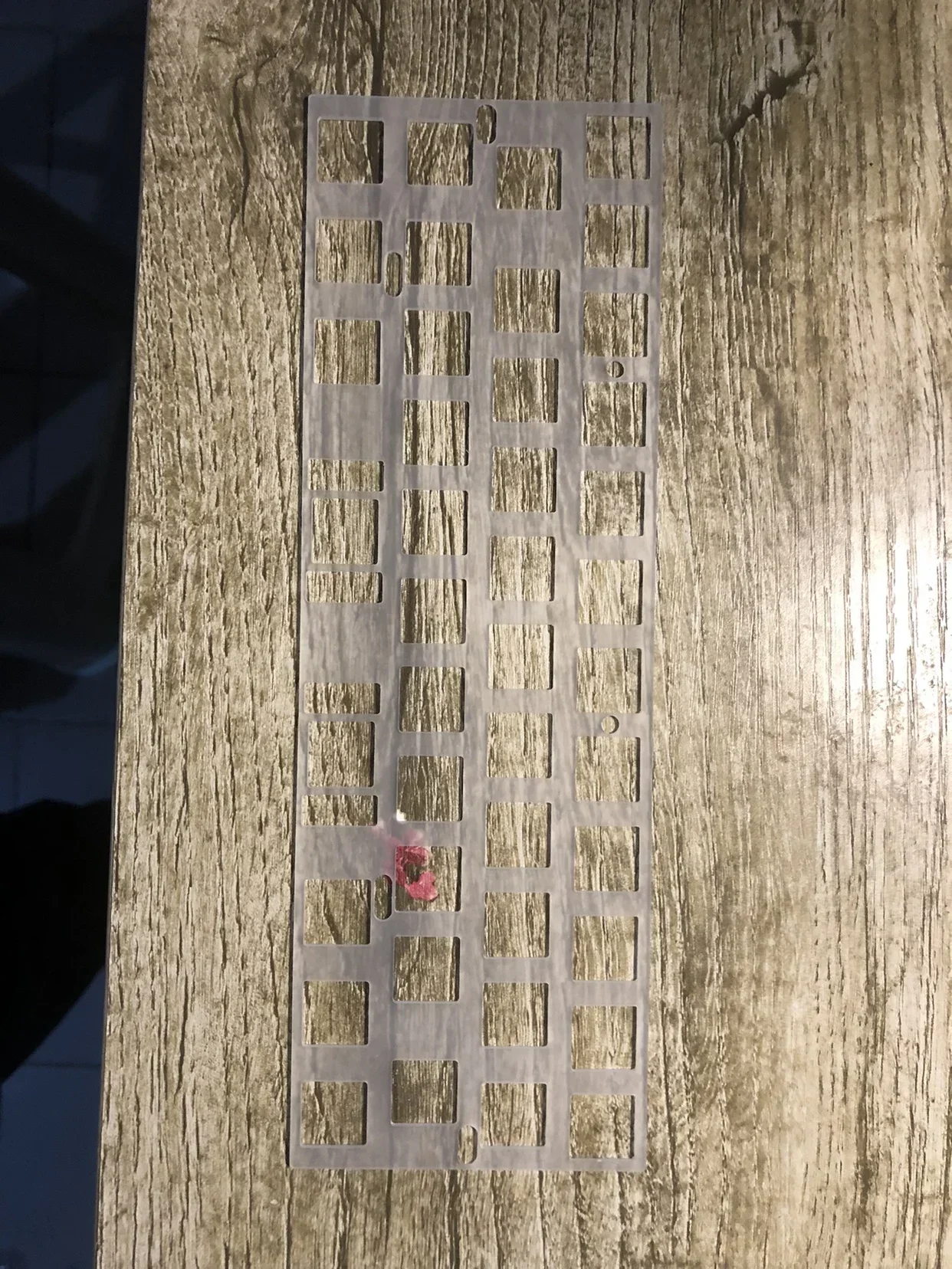 PC positioning plate