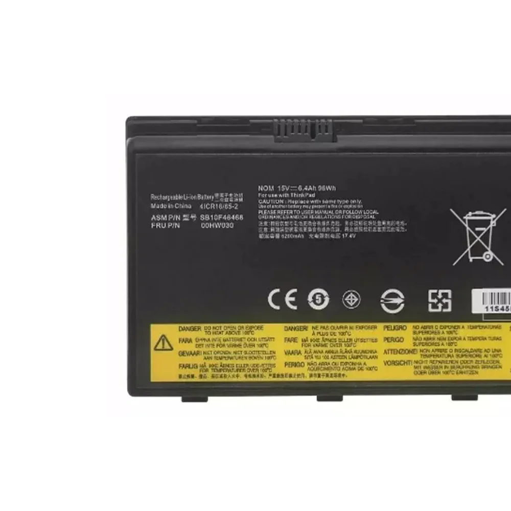 00HW030 15V 6.4Ah 96Wh 01AV451 SB10F46468 batería del ordenador portátil para Lenovo P70 P71 P72 20ER003QGE 20HK0003GE batería - imagen 3
