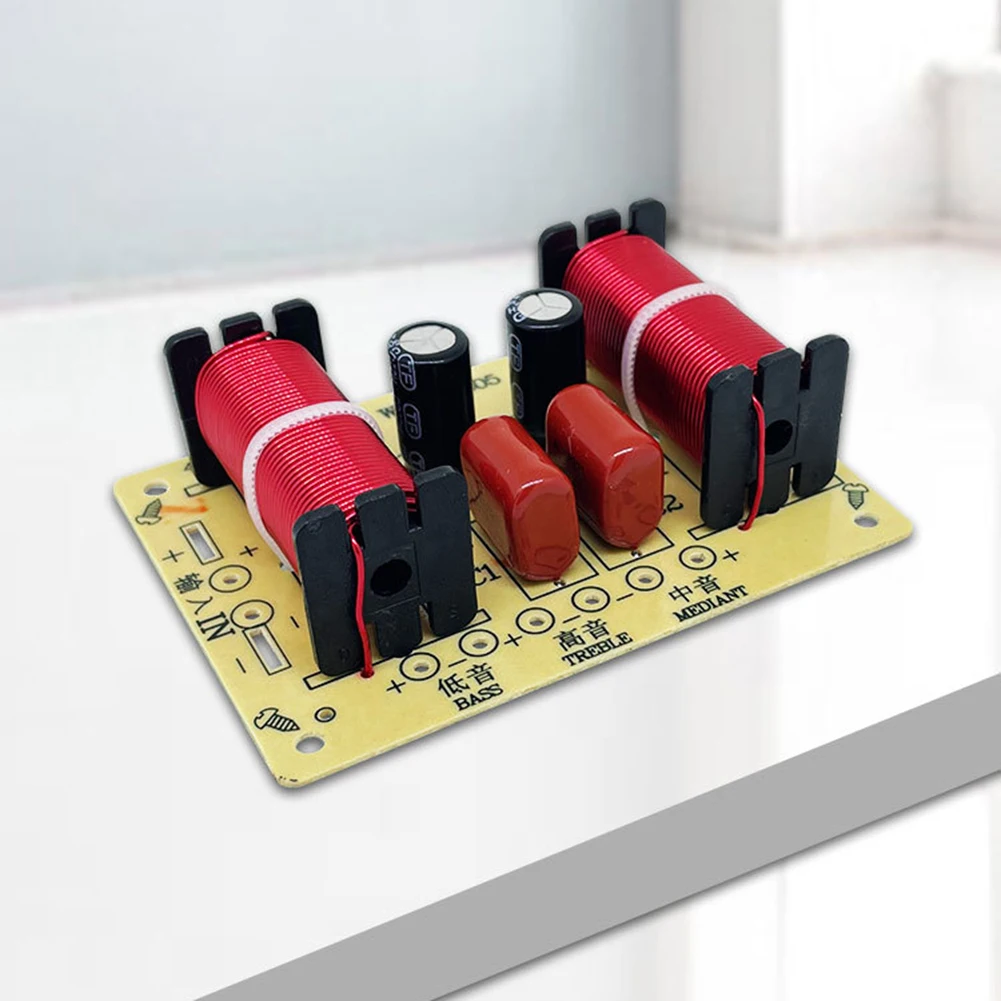 Altavoz de 3 vías, circuito cruzado, módulo de graves, agudos, medios, divisor de frecuencia, filtro de altavoz para el hogar, accesorio de reacondicionamiento - imagen 5
