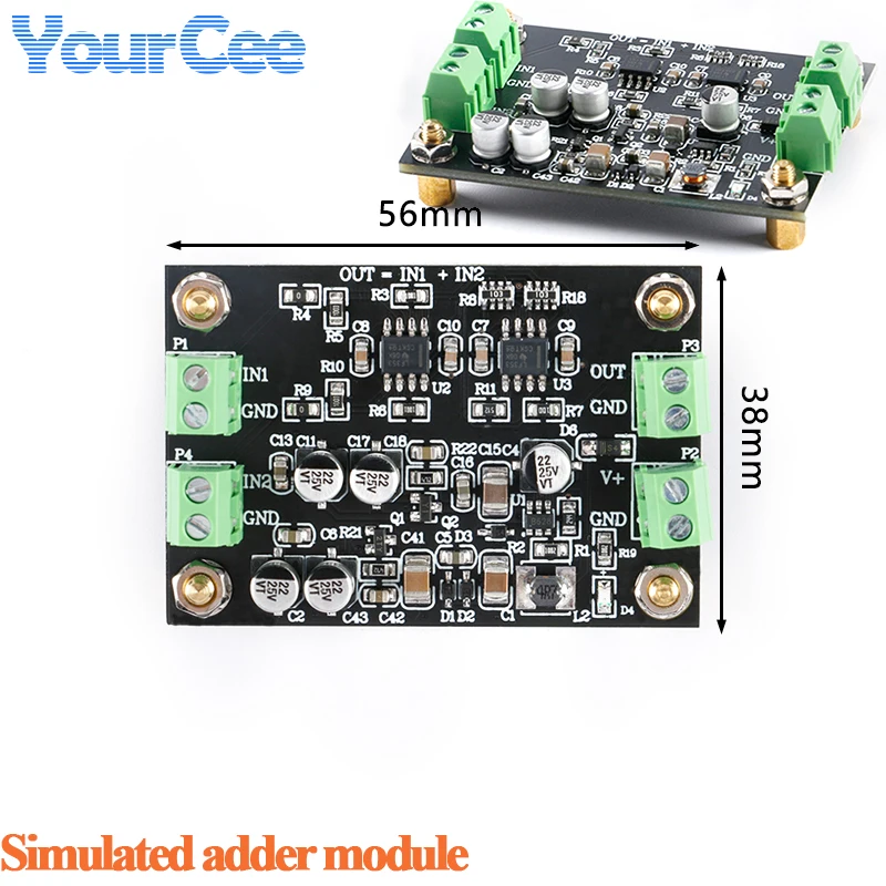 AD834 500Mhz AD835 módulo multiplicador de cuatro cuadrantes ADL5391 simular módulo multiplicador de 2GHz módulo de adición analógica NE564FM demodu - imagen 3