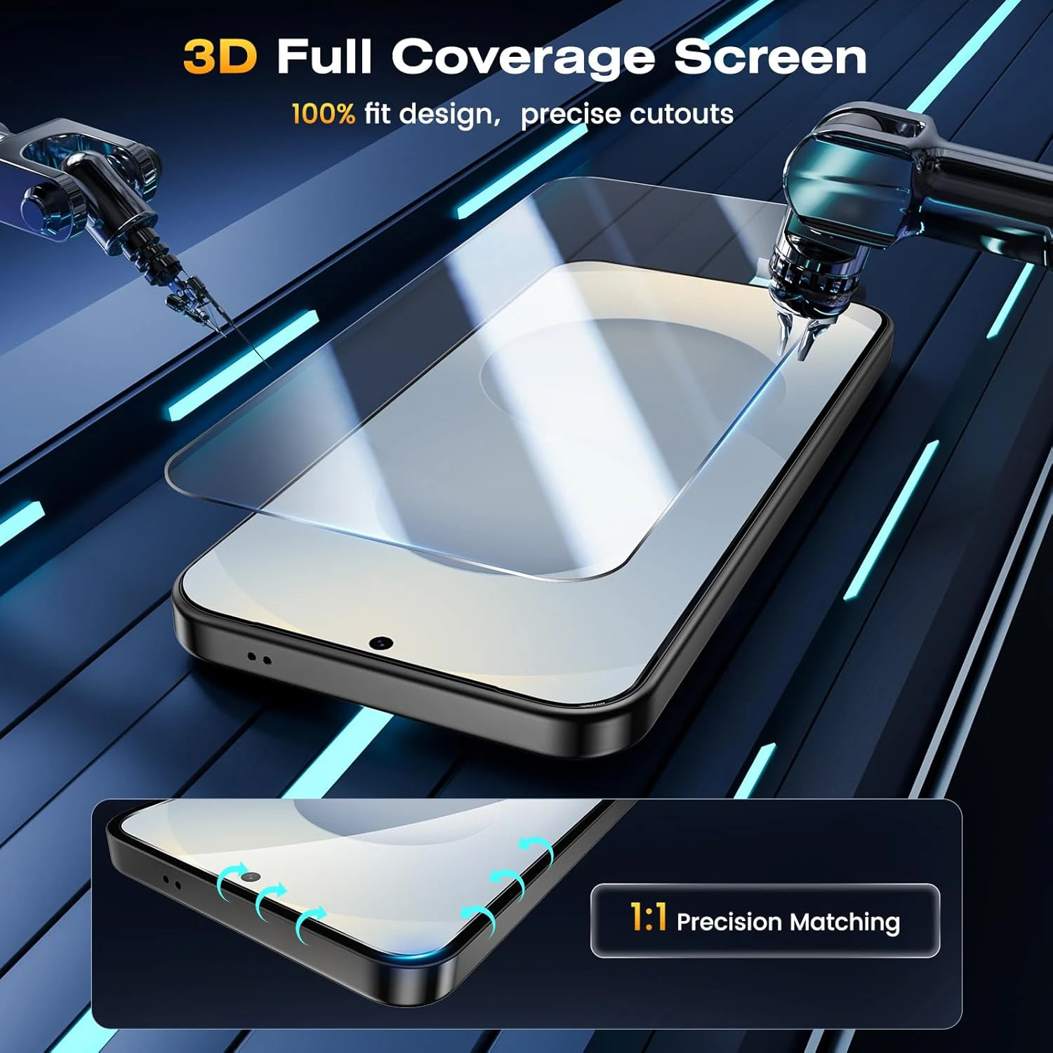 4-1 Uds vidrio templado para Samsung S25 Ultra S25 + S25 Plus Protector de pantalla HD para Samsung Galaxy S25 Edge Glass - imagen 3