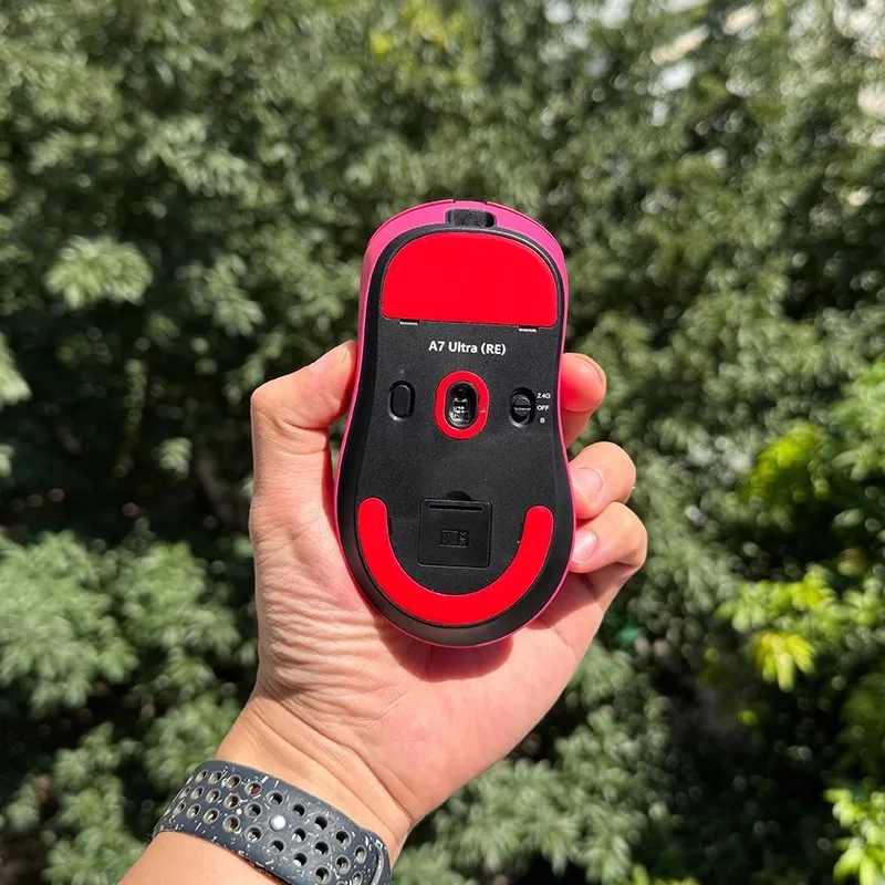 1 Juego de patines de ratón ultrafraglide Meow Gaming Gear para MCHOSE A7 ULTRA RE, patas de ratón ergonómicas de mano derecha, deslizadores de hielo silenciosos PTFE - imagen 4