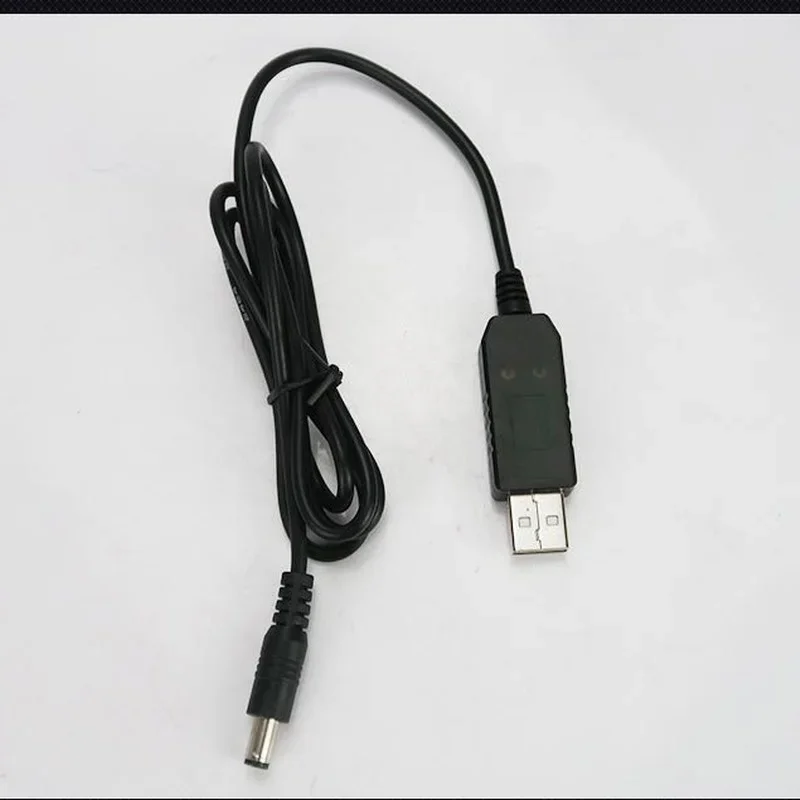 La fuente de alimentación móvil de línea de conversión USB de 5V a 9V 12V se conecta a la línea de conexión del enrutador, luz indicadora de Cable de voltaje - imagen 5