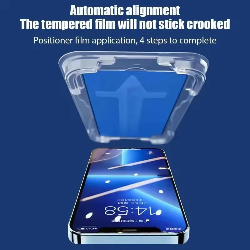 Protector de pantalla fácil de instalar con revestimiento oleofóbico HD de 8K para iPhone 17 Pro 17pro iPhone17pro, vidrio templado protector, 1-3 uds. - imagen 5