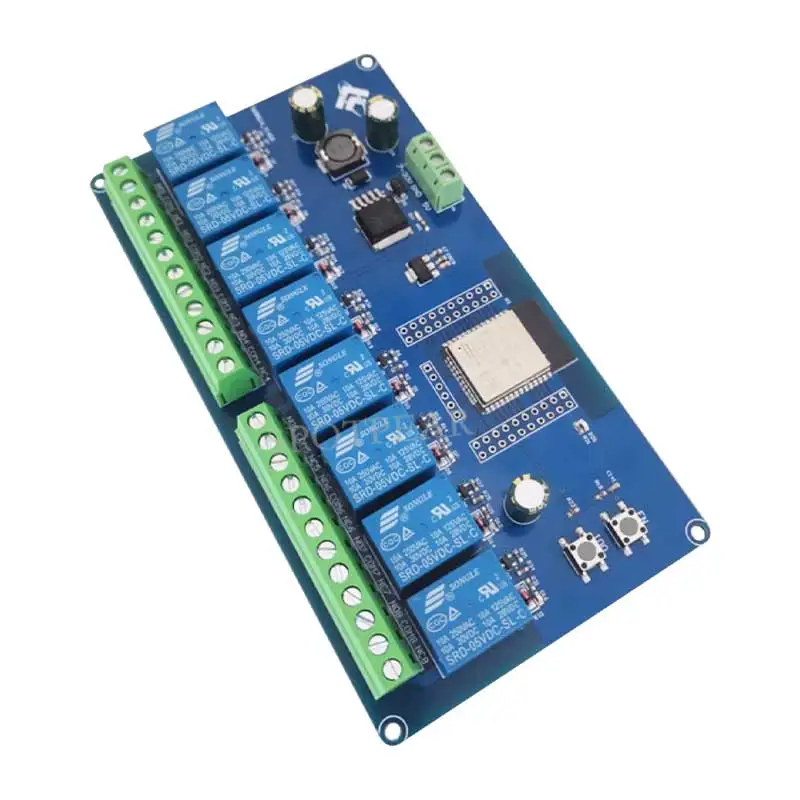 Relé industrial ESP32-S3 ESP32-WROOM de 8 canales IOT WiFi Bluetooth HAT para Arduino