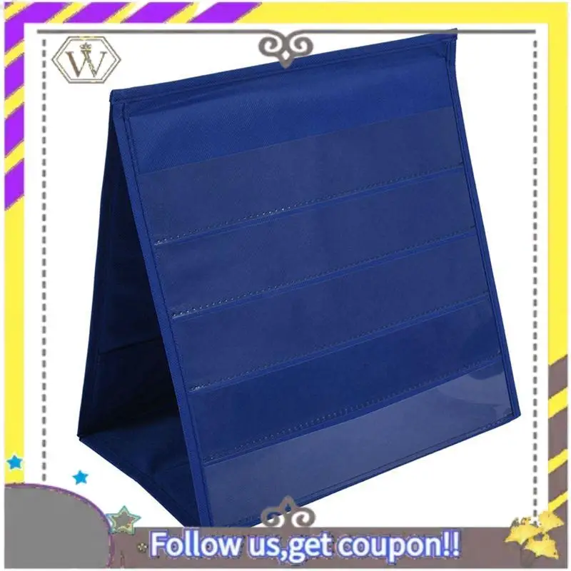 AU33-6X Mesa de mesa con tabla de bolsillo de escritorio con tarjetas de borrado en seco de 120X adicionales, (13 pulgadas x 12 pulgadas) - imagen 3