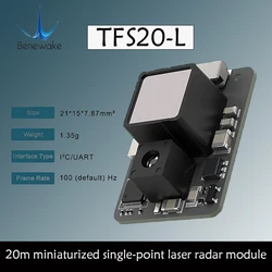 BENEWAKE TFS20-L Sensor LiDAR un solo punto UART/I2C para drones