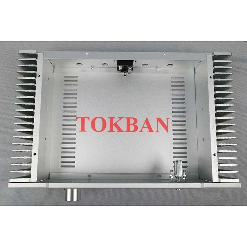 Tokban Audio-carcasa de aluminio para amplificador de potencia, carcasa para caja de Audio, Clase A, DIy, 1969, 336x75x208mm - imagen 4
