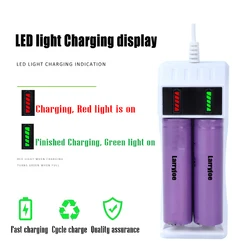 Cargador Inteligente USB para Baterías 18650 – 2 Ranuras LED