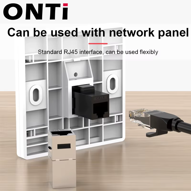 OMAY Acoplador RJ45 Keystone CAT6 – Conexión Ethernet Rápida y Fiable - imagen 2