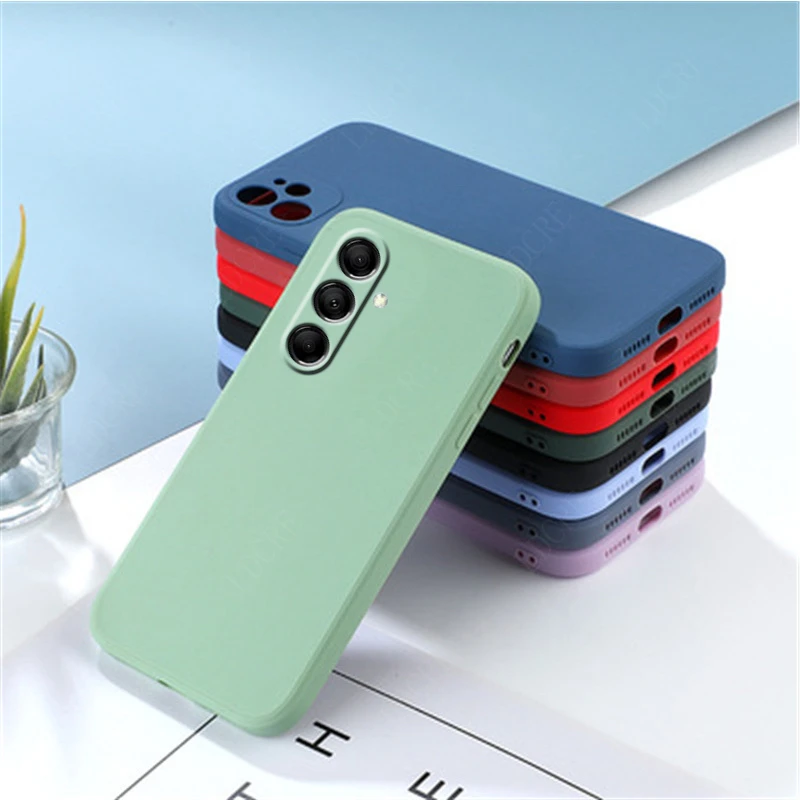 Funda de TPU suave a prueba de golpes para Samsung Galaxy M14, cubierta de color a prueba de golpes para Samsung A14 A23 A34 A54 M23 M33 M53 M13 M14 - imagen 2