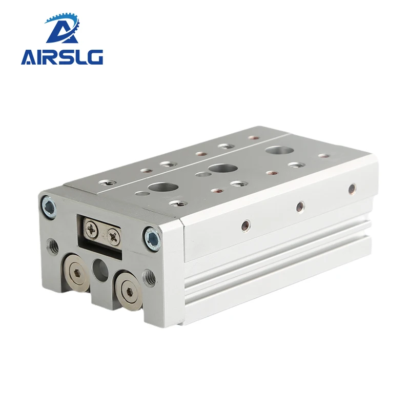 Cilindro neumático de mesa deslizante de aire marca AFR MXS6-10 MXS8-20 MXS12-30 MXS16-40 MXS20-50 MXS25-75 100 125 cilindro de aire deslizante de riel - imagen 4