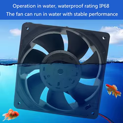 Ventilador Industrial IP68 90 mm CC 12/24 V Impermeable