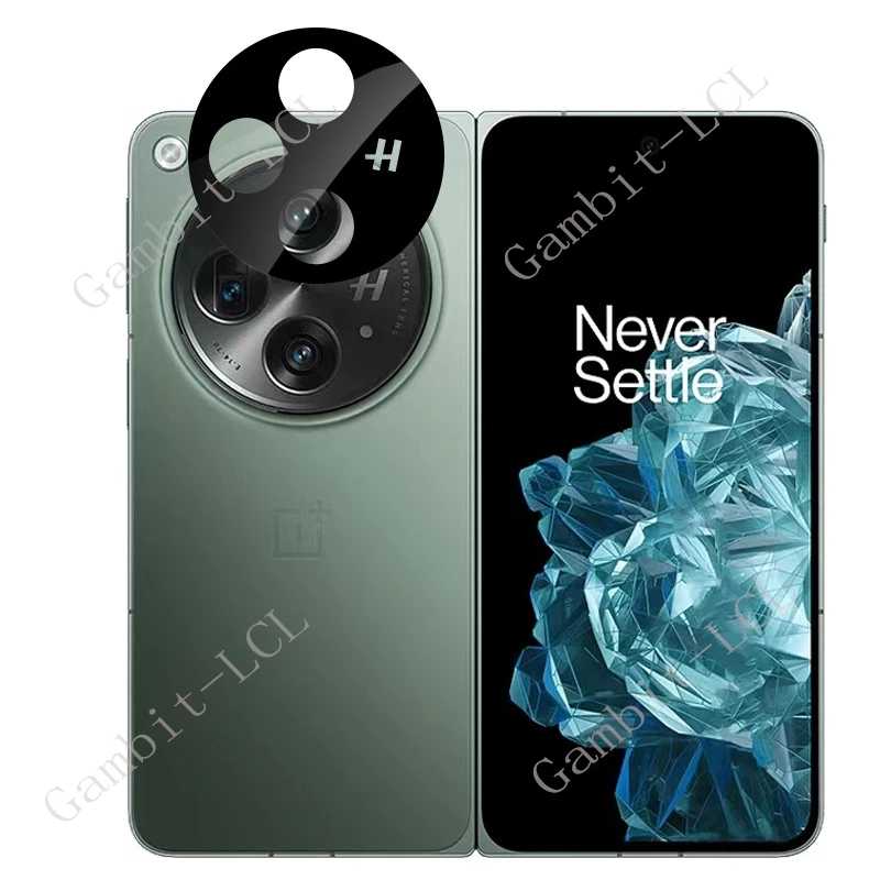 Película de lente de cámara negra para OnePlus Open Apex Edition OPPO Find N3 FindN3 OnePlusOpen, Protector de vidrio templado Original, 2 piezas - imagen 3