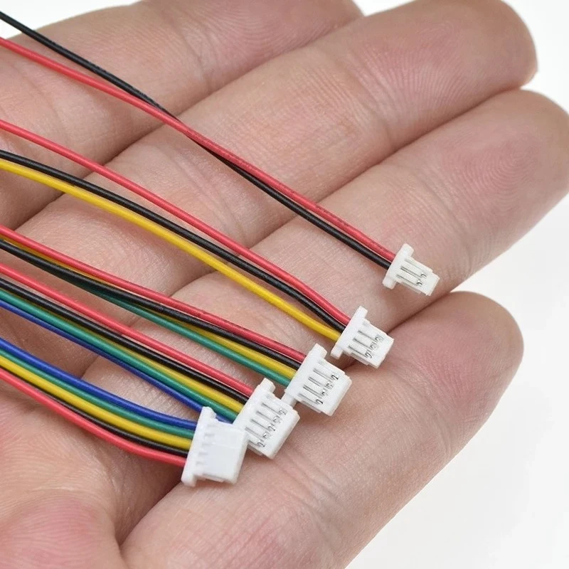 Juego de 10 conectores SH1.0 Mm, carcasa macho, Cable de 10/20/30cm + paso SMD Vertical/Horizontal 2/3/4/5/6/7/8/9/10/12P - imagen 2